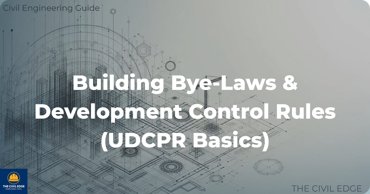 UDCPR building rules explained with FSI norms, setback requirements, height regulations and building permission guidelines in Maharashtra.